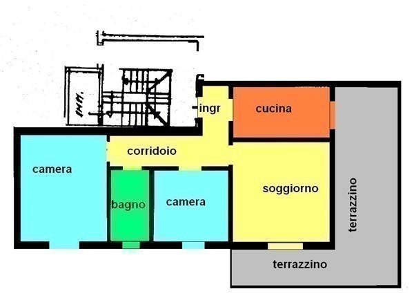 Rif T3170 MAGENTA - 3 LOCALI + BOX € 109.000