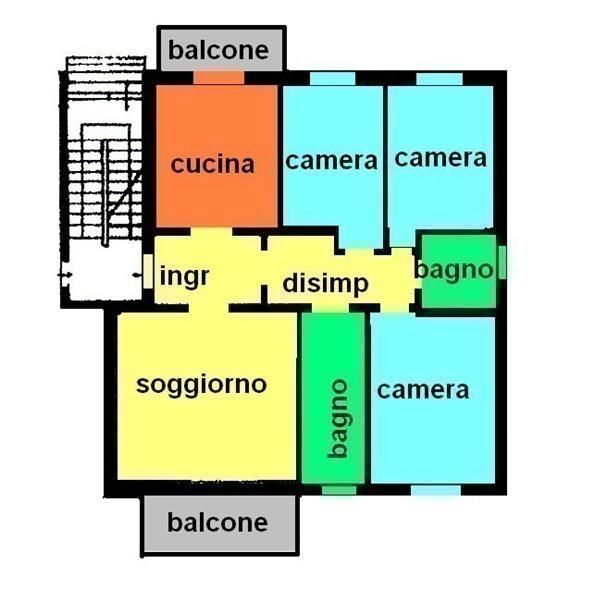 Rif T448 ROBECCO  4 locali+2 s+ box €.160.000